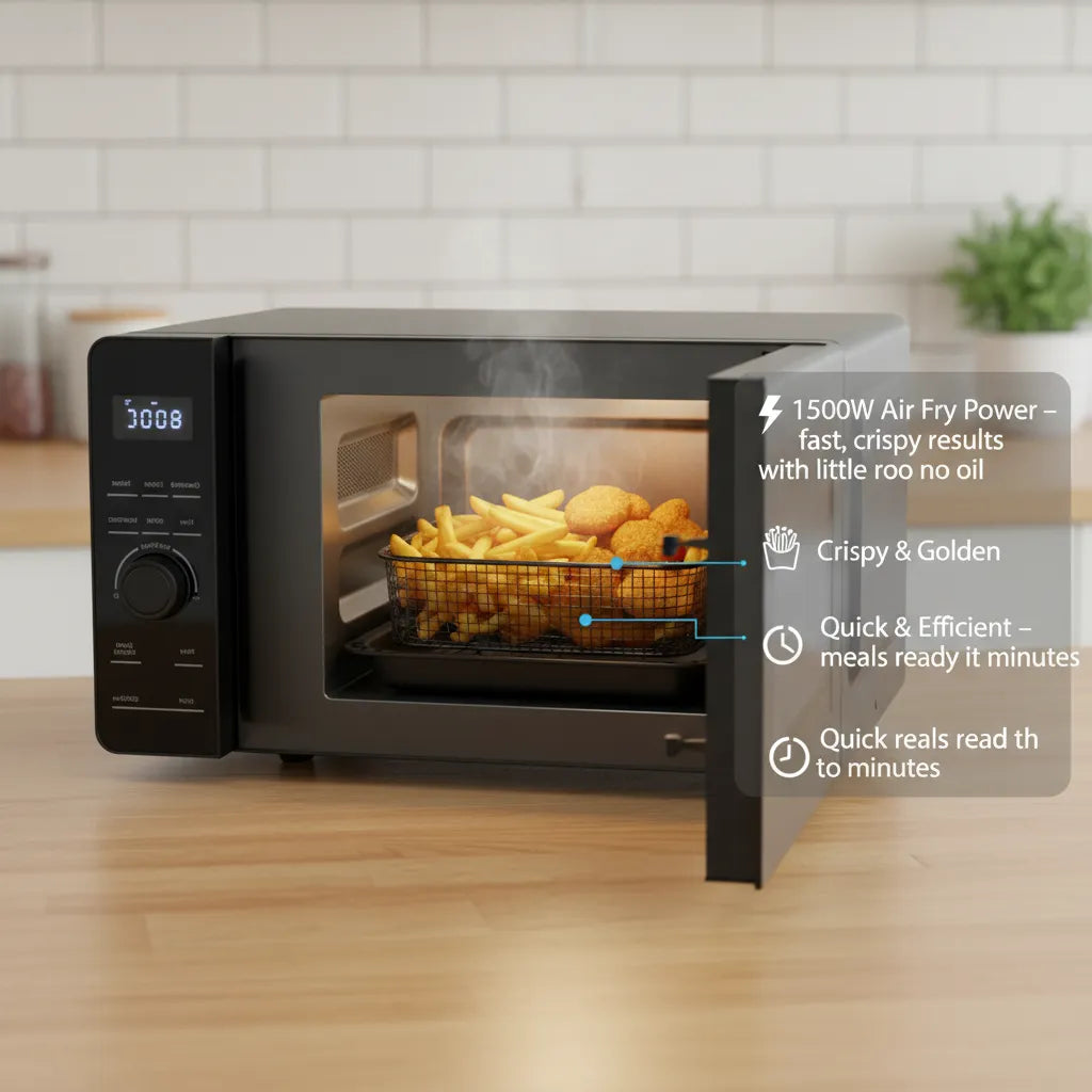 🔥 DUO 20L Power – 1500W Air Fry | 1150W Microwave