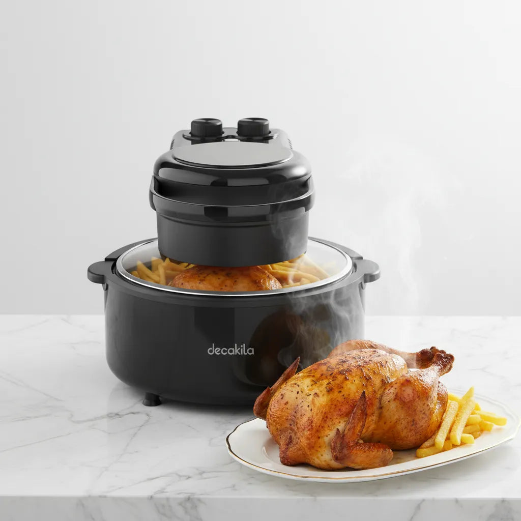 Decakila 5L Air Fryer with Transparent Window – Healthy Oil-Free Cooking Made Easy 🍗