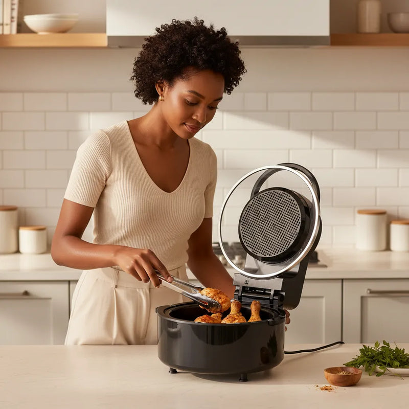 Decakila 5L Air Fryer with Transparent Window – Healthy Oil-Free Cooking Made Easy 🍗