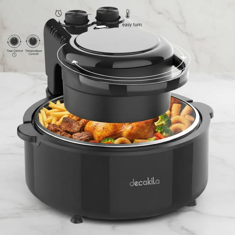 Decakila 5L Air Fryer with Transparent Window – Healthy Oil-Free Cooking Made Easy 🍗