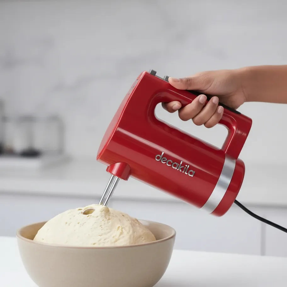 🔥Decakila Cordless Hand Mixer – 7 Speed Levels, USB Rechargeable, Complete Baking Set 🍰⚡