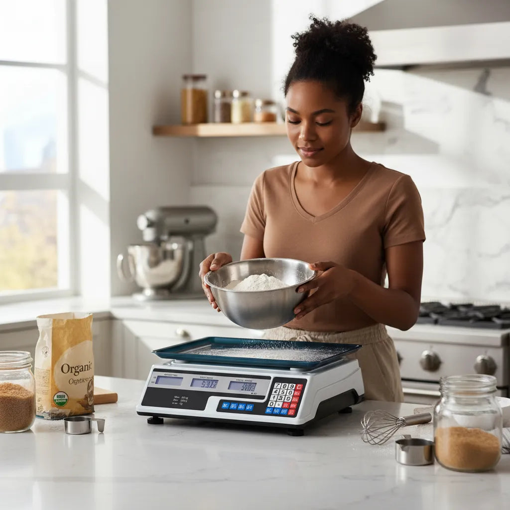 Professional Digital Weighing Scale – Up to 40KG | High Accuracy & Stainless Steel Platform