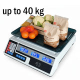 Professional Digital Weighing Scale – Up to 40KG | High Accuracy & Stainless Steel Platform