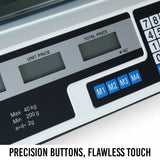 Professional Digital Weighing Scale – Up to 40KG | High Accuracy & Stainless Steel Platform
