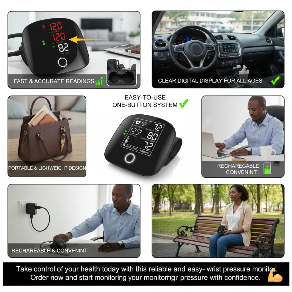 Stay Healthy Anywhere: Your Ultimate Digital Wrist Blood Pressure Monitor