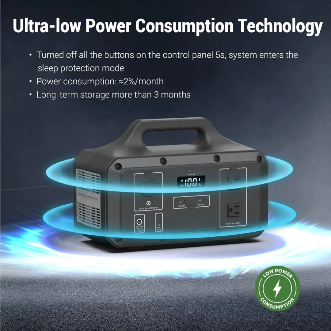 Evimki Portable Power Station - 300W | Solar & AC Rechargeable