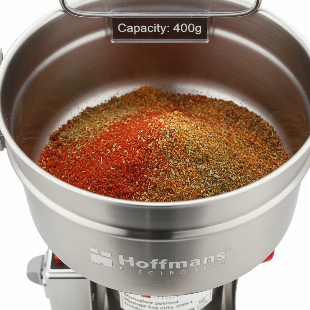 Hoffmans HM-9084 Multifunctional Grinder 400g – Powerful 2200W Stainless Steel Spice Grinder