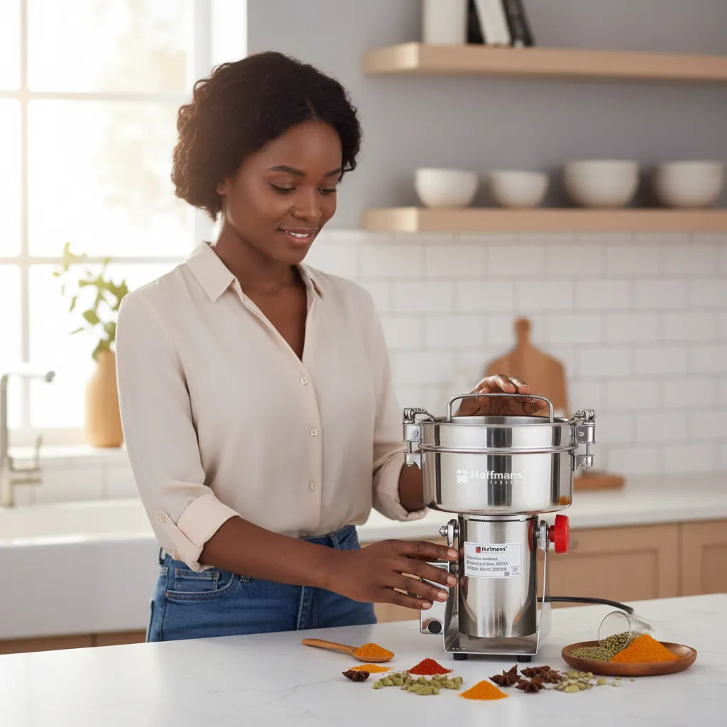 Hoffmans HM-9084 Multifunctional Grinder 400g – Powerful 2200W Stainless Steel Spice Grinder