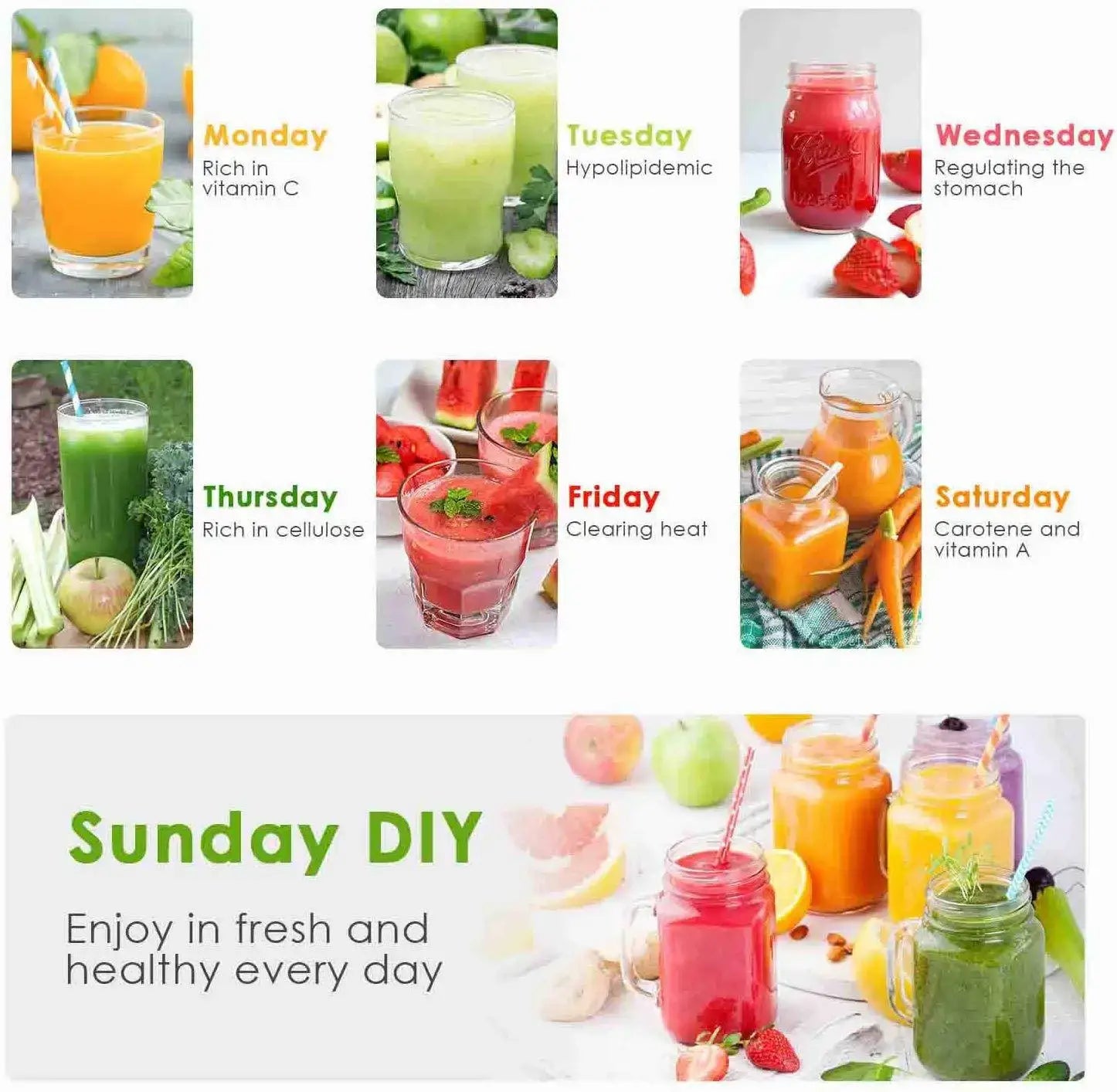 Sokany Electric Juicer for Fruits & Veggies - 1500W, Stainless Steel - Double Speed