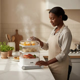 BOMA Electric Food Steamer 800W – Healthy Steam Cooking, Large Capacity, Multi-Tier Design