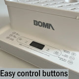 BOMA Electric Food Steamer 800W – Healthy Steam Cooking, Large Capacity, Multi-Tier Design