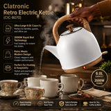 Clatronic 6.0L Retro Electric Kettle | 2000W Vintage Style Water Boiler