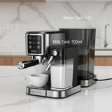 DSP KA3104 Professional Coffee Maker – 20 Bar Espresso System, 1350W Heating, Touch Screen & 700ML Milk Tank