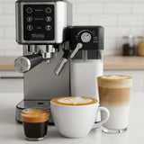 DSP KA3104 Professional Coffee Maker – 20 Bar Espresso System, 1350W Heating, Touch Screen & 700ML Milk Tank