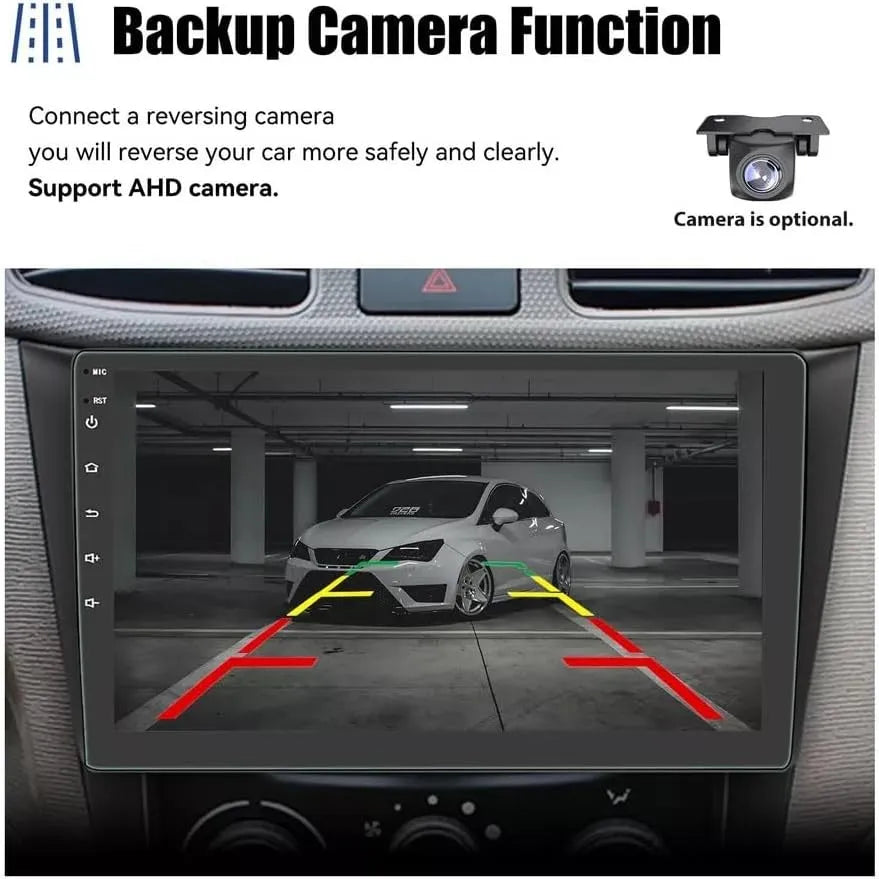 Android Car Stereo Multimedia Screen – Full HD QLED IPS – Built-in GPS – 4G – Steering Wheel Control – 55W × 4