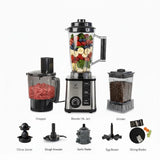 Evimki Kitchen Machine 8-in-1 Commercial Blender 1200W | Food Processor | 4L Unbreakable Jar | All-in-One Solution