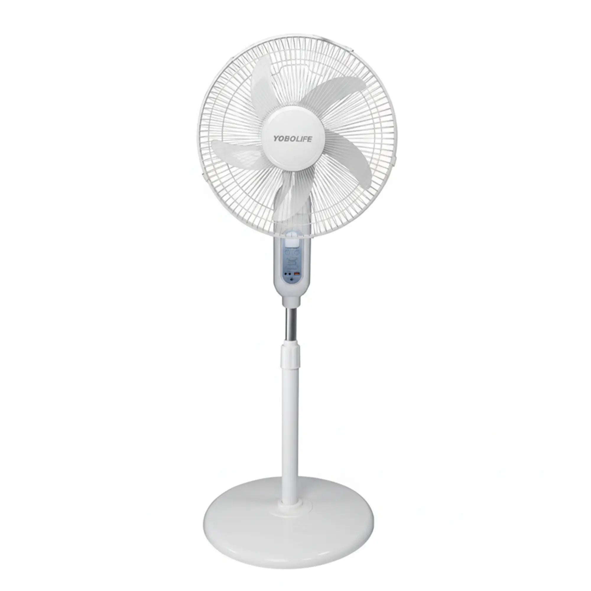 Smart 16-Inch Rechargeable Standing Fan: Efficient Cooling Anytime, Anywhere
