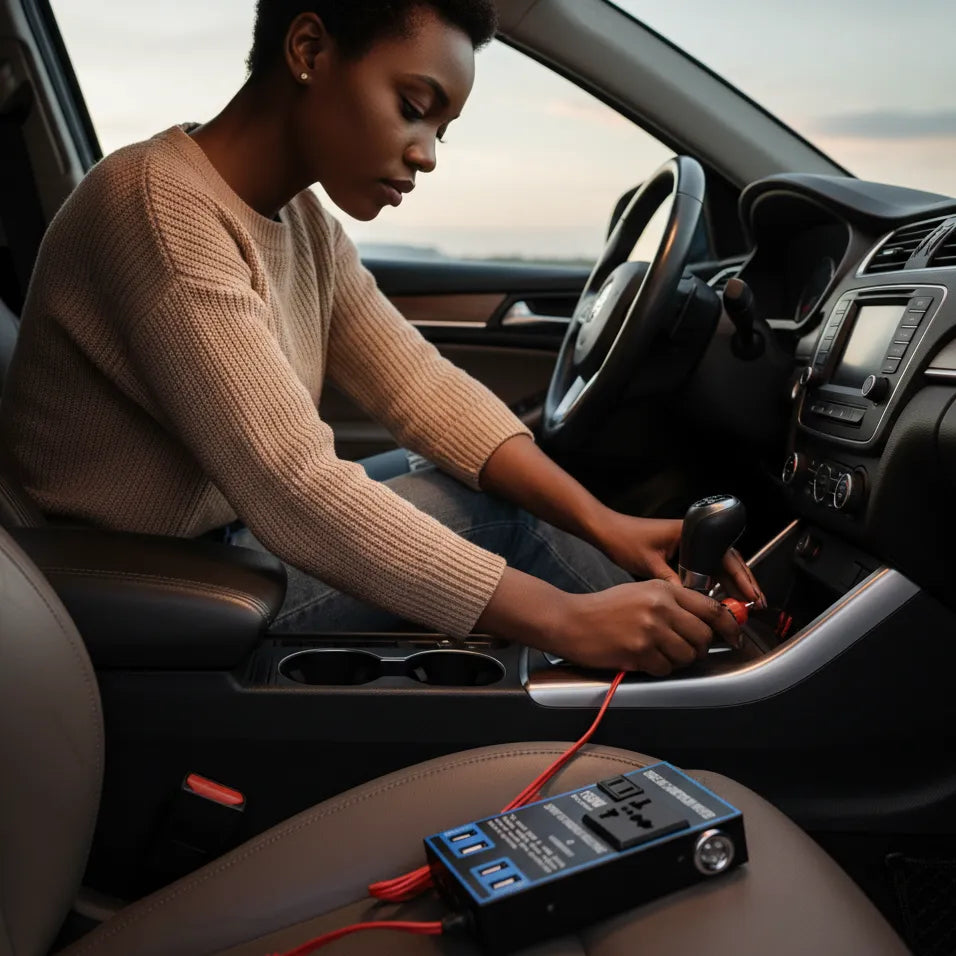 🔌Multi-Function Vehicle Inverter – Power Your Devices Anywhere, Anytime⚡🚗