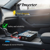 🔌Multi-Function Vehicle Inverter – Power Your Devices Anywhere, Anytime⚡🚗