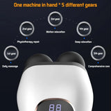 Fascia Gun – Deep Tissue Massage Gun with LCD Display & 6 Heads