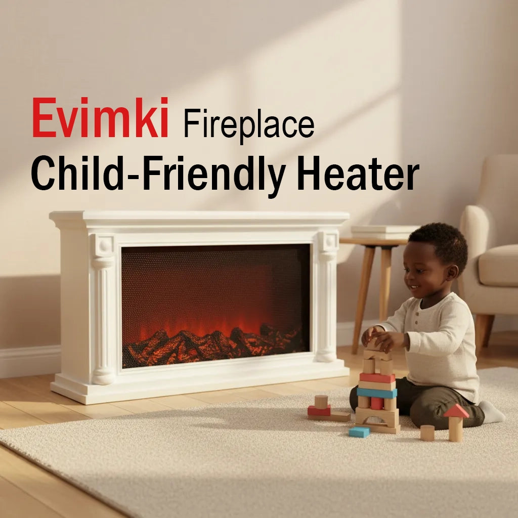High-End Decorative Fireplace – Create a Warm, Cozy Atmosphere with Red Flame Technology