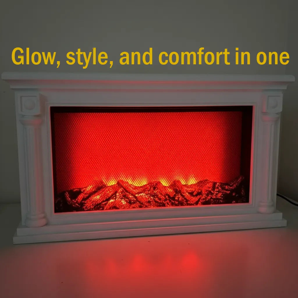 High-End Decorative Fireplace – Create a Warm, Cozy Atmosphere with Red Flame Technology