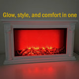High-End Decorative Fireplace – Create a Warm, Cozy Atmosphere with Red Flame Technology