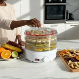 Premium 5-Layer Electric Food Dehydrator – Adjustable Temperature for Healthy Snacks & Long-Lasting Freshness✅