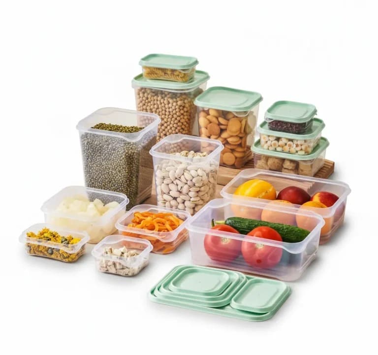 17-Piece Airtight Food Storage Containers 🍱✨ – Smart Multi-Size Kitchen Organization Solution
