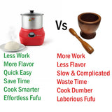 Hoffmans HM-8860 Fufu Maker Machine & Pounded Yam Maker – 850W, 5L High-Capacity