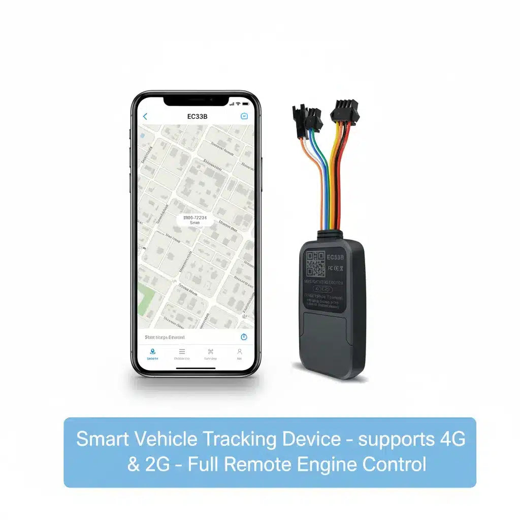 Protect Your Car Anywhere: TrackerKing EC33B GPS with Remote Engine Shutdown ⚡🚨
