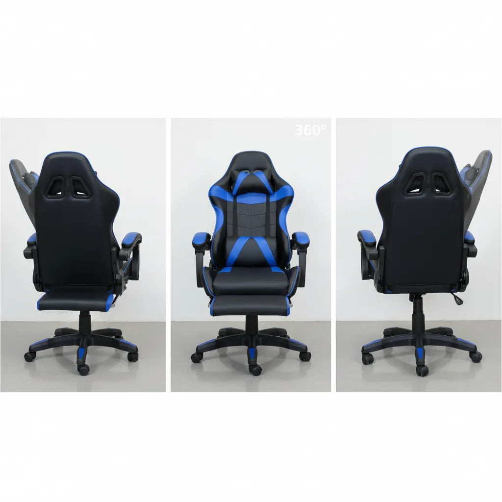 Racer Gaming Office Chair 360° – Ultimate Comfort, Style & Control