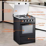 Volcano 50x50 4-Burner Gas Cooker with Oven, Grill & Lamp – Efficient, Stylish, and Built for Performance