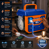 Portable Gasoline Generator 800W – Reliable Power Anytime, Anywhere