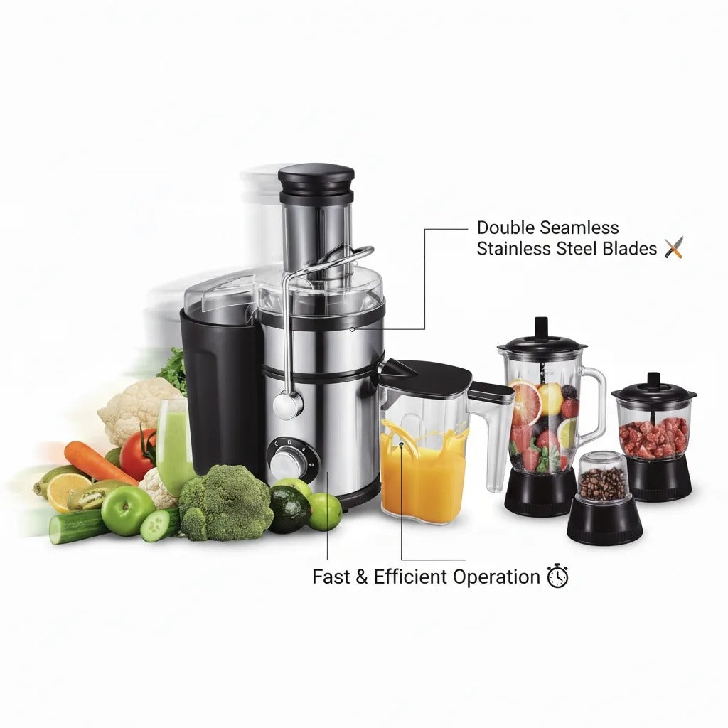 Multifunctional Juicer, Blender, Juice & Grind Effortlessly  4 in 1🥤✨