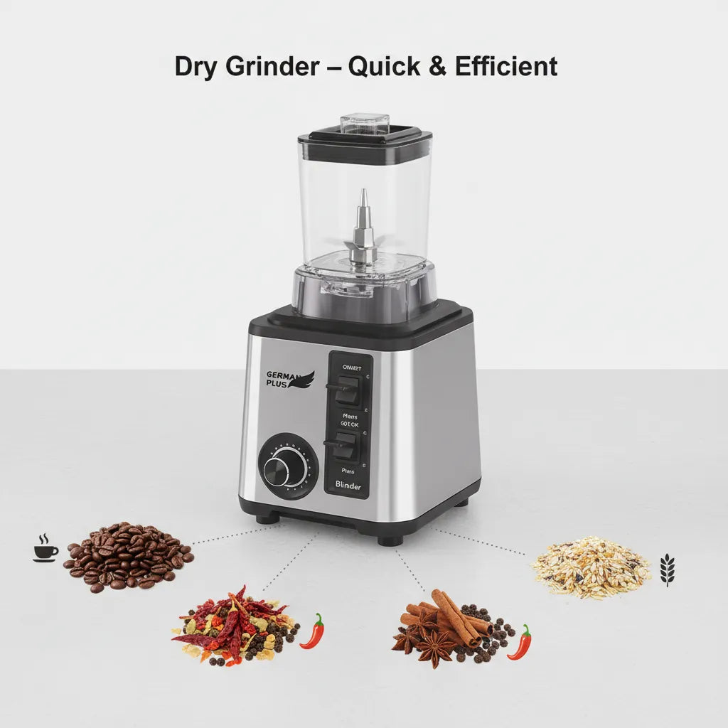 🚀 German Plus High-Power 3-in-1 Blender – Built for Everyday Excellence