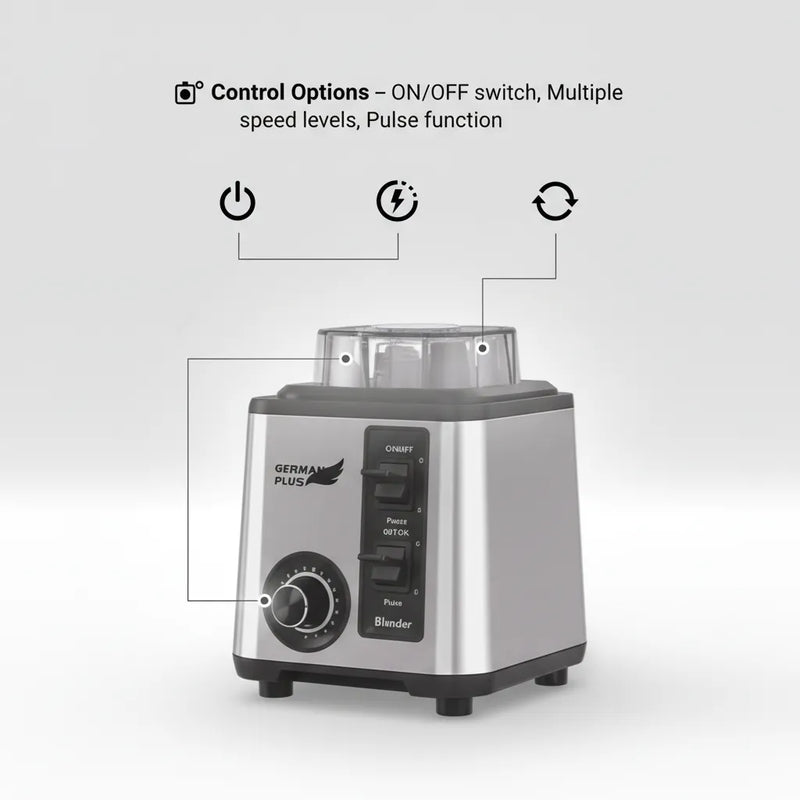 🚀 German Plus High-Power 3-in-1 Blender – Built for Everyday Excellence