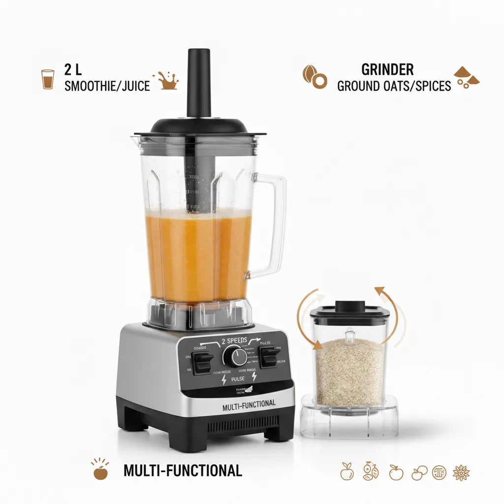 German Plus Power Blender & Grinder for Effortless Healthy Living🧃⚡
