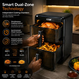 German Plus Dual Zone Smart Air Fryer Oven | 11.6L, 3000W