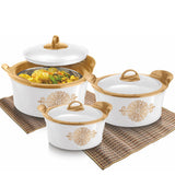 Gold Star Insulated Casserole 4-Piece Set – 3000ml, 2000ml, 1200ml, 800ml