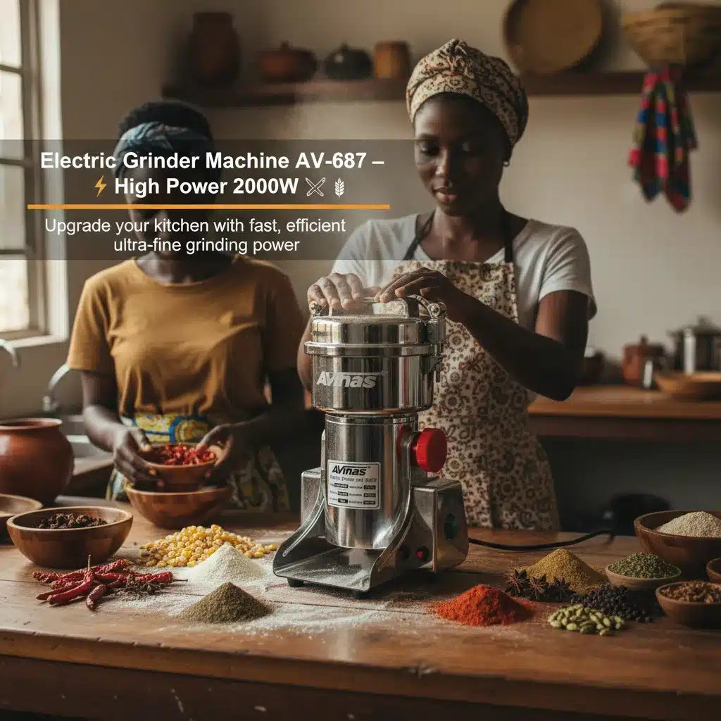 🔥 Unleash 2000W of Grinding Power – Big Capacity&nbsp;1000g Electric Grinder for Ultra-Fine Results in Seconds!