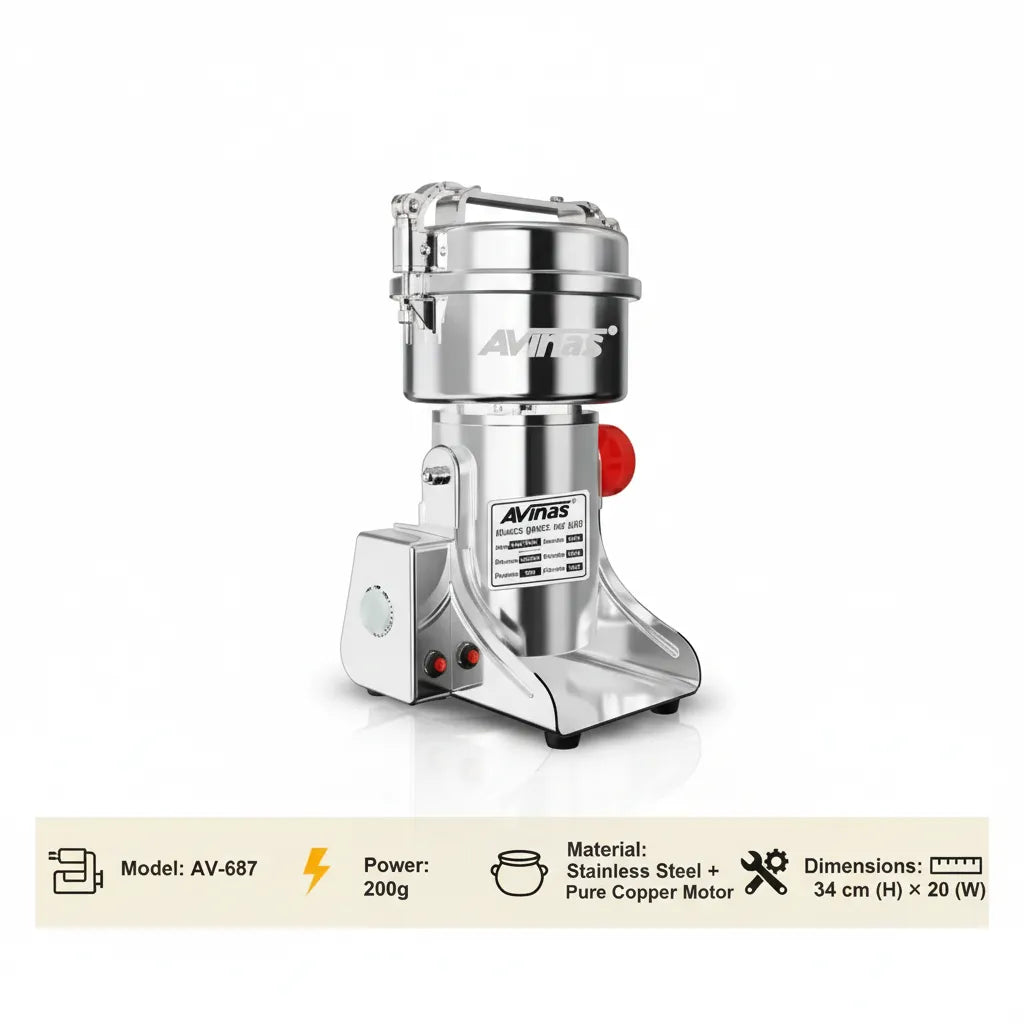 🔥 Unleash 2000W of Grinding Power – Big Capacity&nbsp;1000g Electric Grinder for Ultra-Fine Results in Seconds!