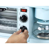 Silver Crest 3-in-1 Breakfast Maker – Toaster Oven, Coffee Maker & Griddle Combo