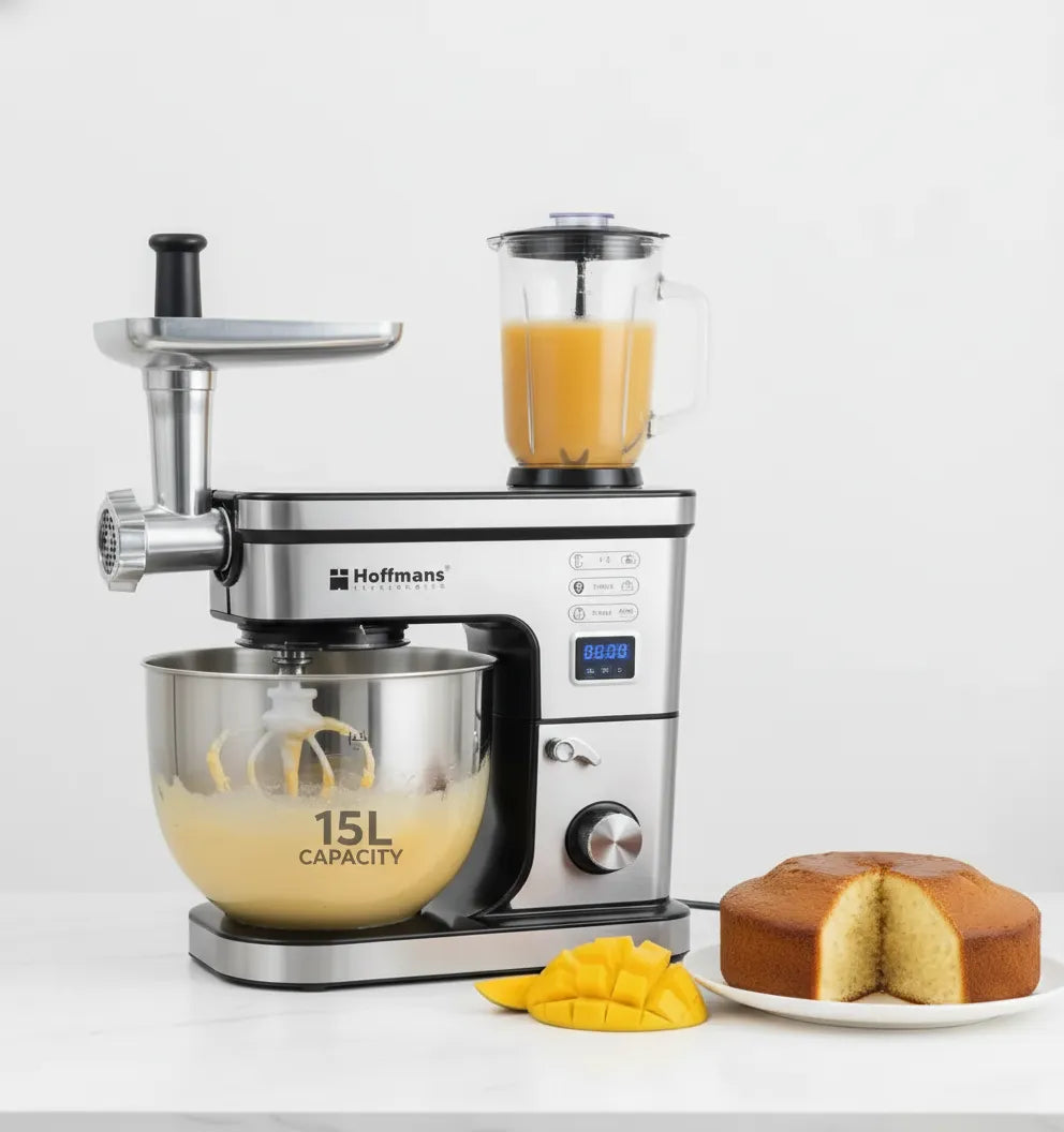 Hoffmans HM-8086 Stand Mixer: The Ultimate 3-in-1 Kitchen Appliance
