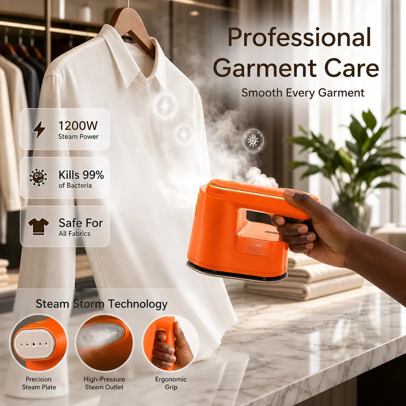 Sokany Tubro Portable Handheld Steamer – Your Essential 1200W Travel Iron