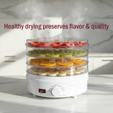 Premium 5-Layer Electric Food Dehydrator – Adjustable Temperature for Healthy Snacks & Long-Lasting Freshness✅