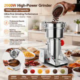 Heavy-Duty All-Purpose Grinder: Coffee, Spices & Grains (1000g, 2000W)