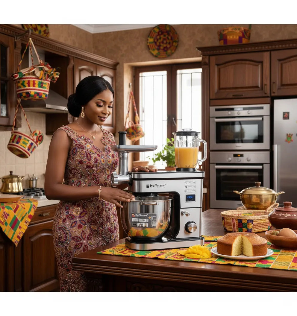 Hoffmans HM-8086 Stand Mixer: The Ultimate 3-in-1 Kitchen Appliance
