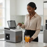 AVinas 115W Portable Countertop Ice Maker - 1L Capacity with Fast 7-Cube Cycle