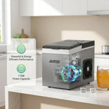 AVinas 115W Portable Countertop Ice Maker - 1L Capacity with Fast 7-Cube Cycle